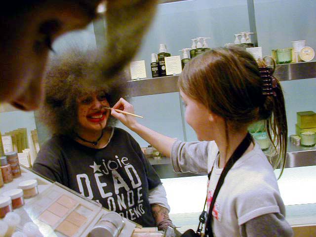 Songwriter/Performer Kimya Dawson -- Make-up by Nora